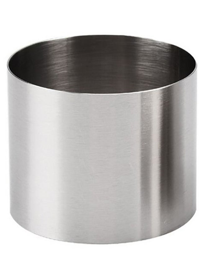 Generic - Mini Round Mousse Cake Mould Silver 5 x 3.8cm - Image 1
