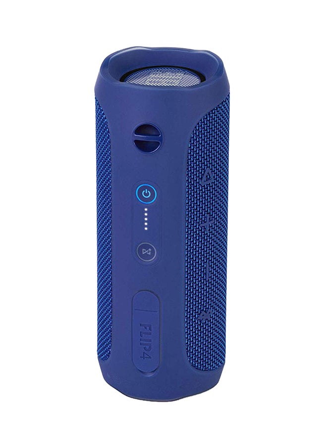 JBL - Flip 4 Waterproof Portable Bluetooth Speaker Blue - Image 1