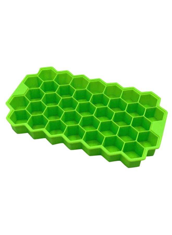 Generic - 37 Cubes Honeycomb Shape Ice Tray Green - Image 1