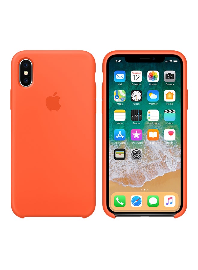 LNKOO - Combination Soft Case Cover For Apple iPhone X Orange - Image 1