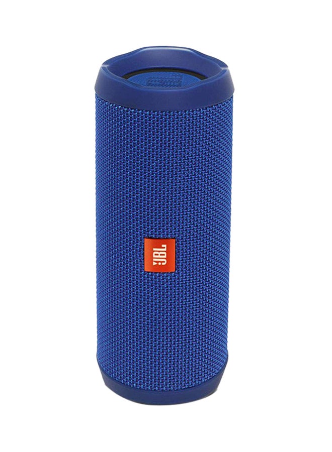 JBL - Flip 4 Waterproof Portable Bluetooth Speaker Blue - Image 1
