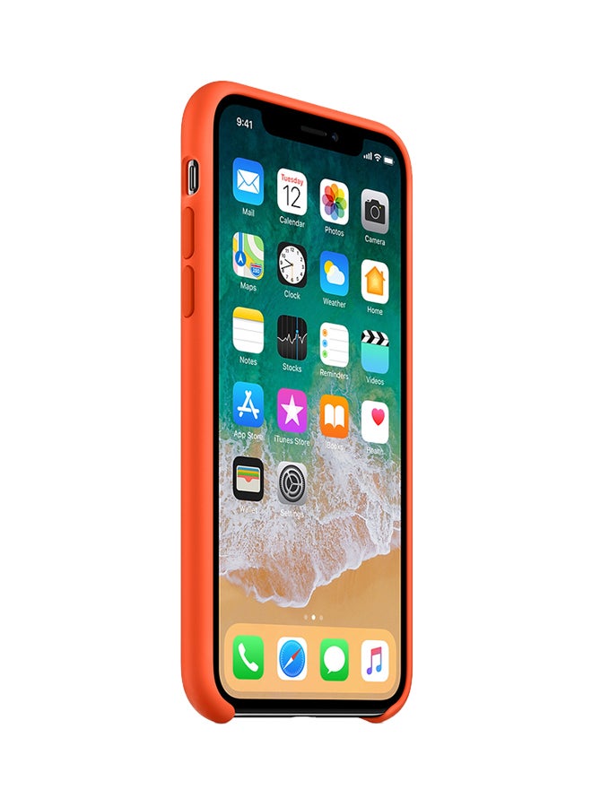 LNKOO - Combination Soft Case Cover For Apple iPhone X Orange - Image 1