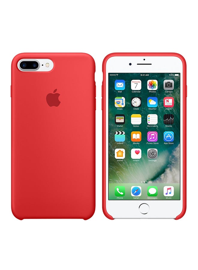 Generic - Silicone Case Cover For Apple iPhone 7 Plus Red - Image 1