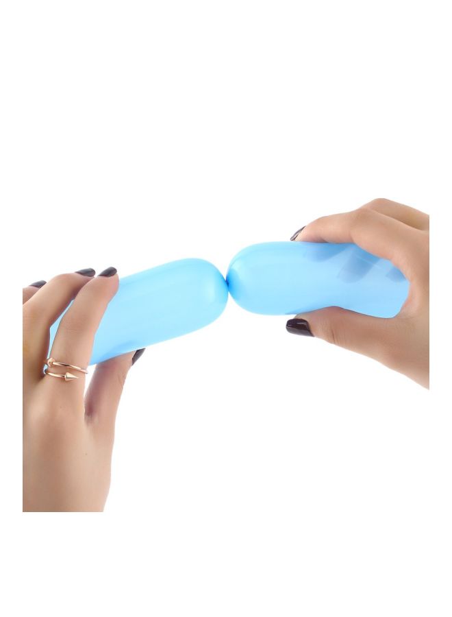 100-Piece Long Animal Tying Balloons Set