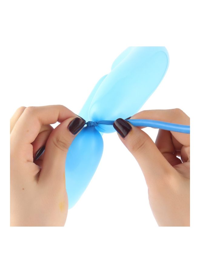 100-Piece Long Animal Tying Balloons Set