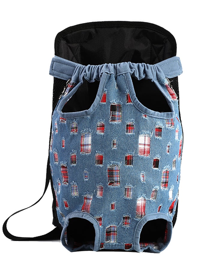 Generic Shoulder Pet Carrying Backpack Sky Blue 