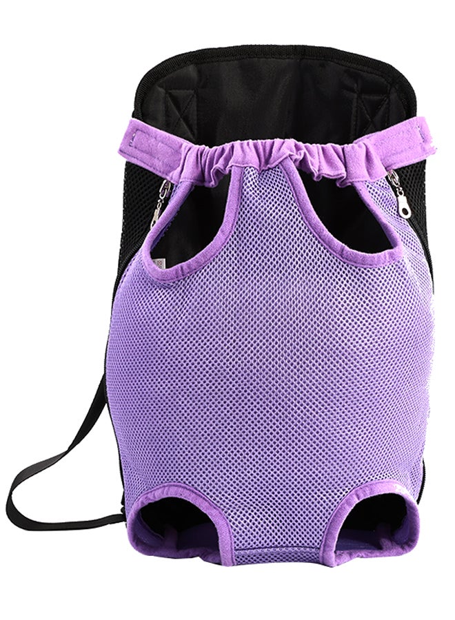Generic Shoulder Pet Carrying Backpack Purple 