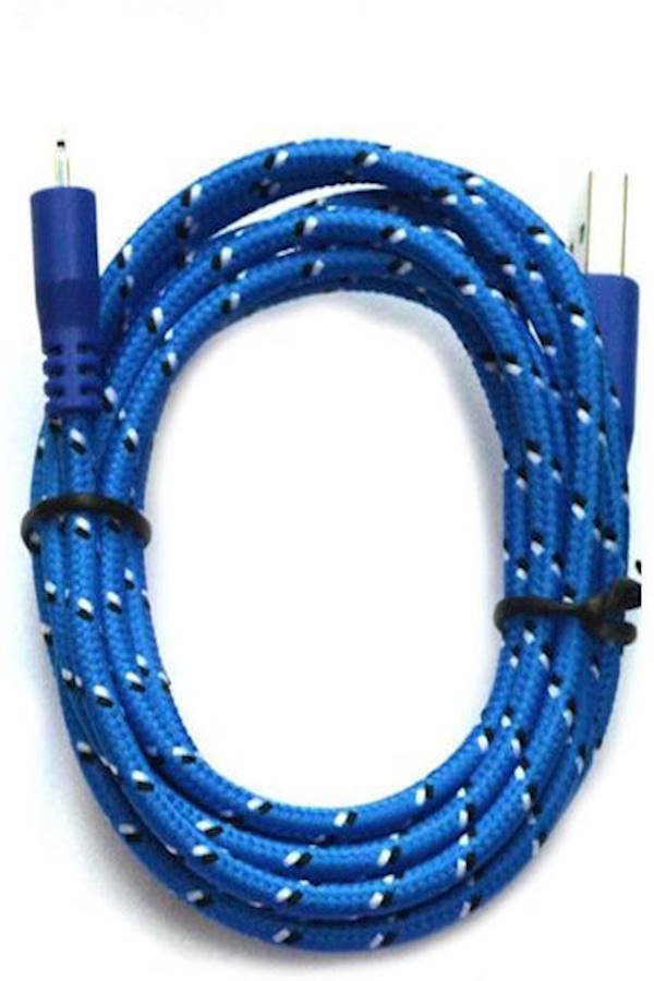 USB Data Sync And Charging Cable Blue/Black/White - Image 1