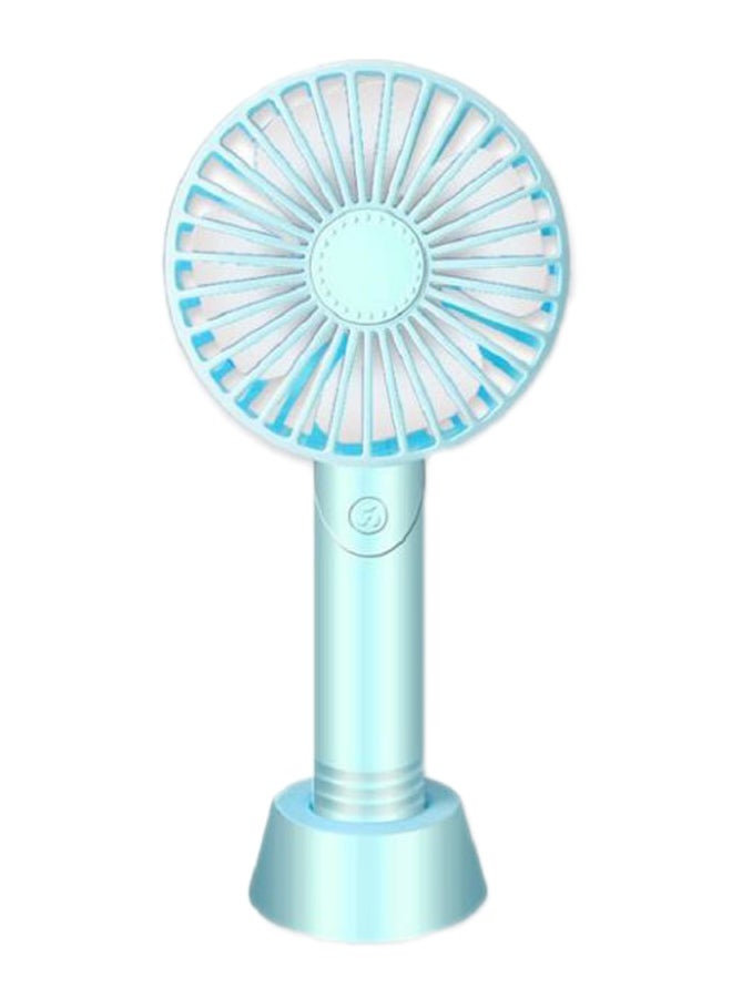 ZUZAI Mini Handle Fan With Detachable Phone Stand 124 Blue