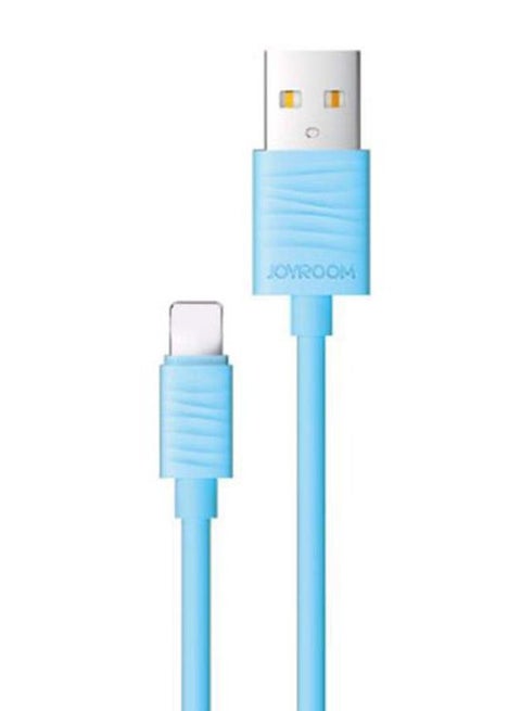 USB Data Sync And Charging Cable Blue/Silver