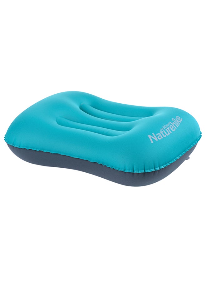 Portable Ultralight Inflatable Pillow Polyester Blue 