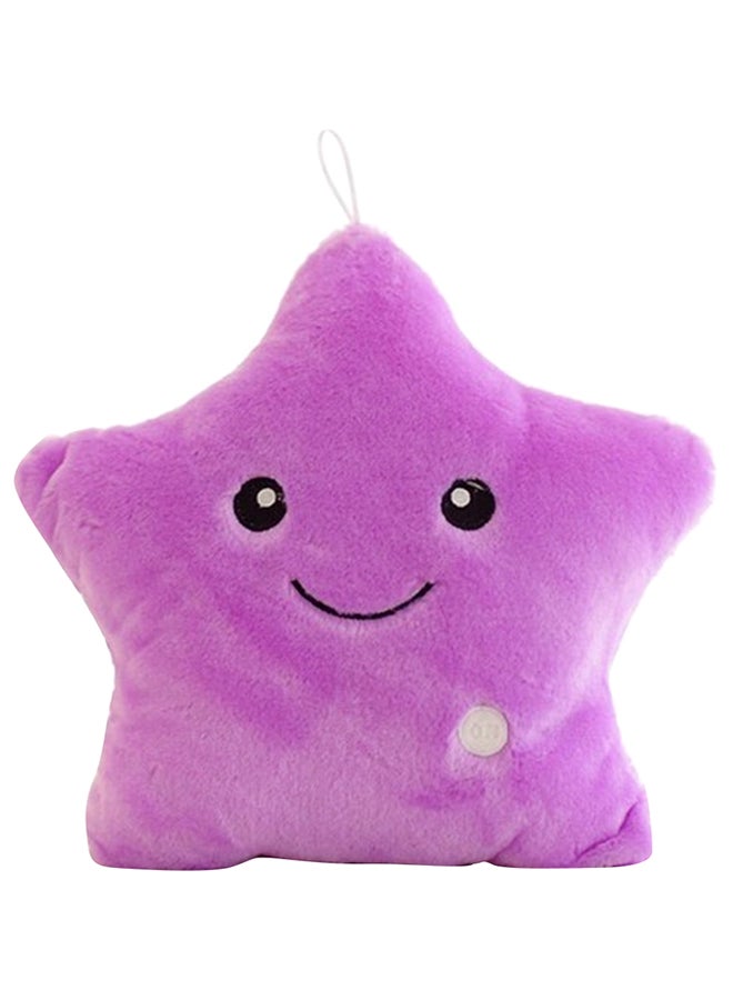 Unique Luminous Star Design LED Pillow Purple 