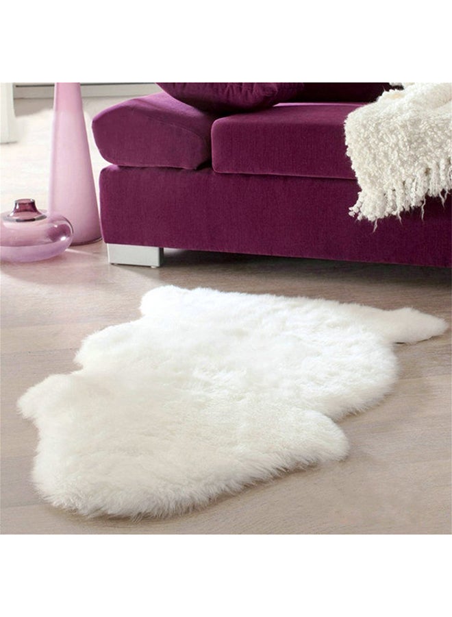 غطاء كرسي ناعم من الفراء الصناعي فراء صناعي أبيض 40 x 60Ø³Ù†ØªÙŠÙ…ØªØ± - Image 2