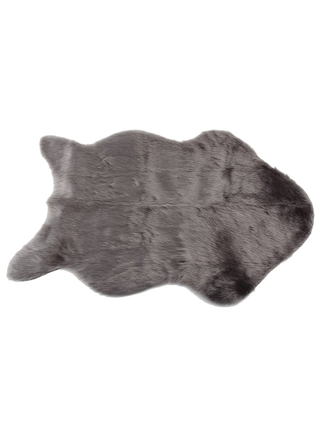 Super Soft Fluffy Warm Chair Cover Faux Fur Gray 40 x 60centimeter - Image 1