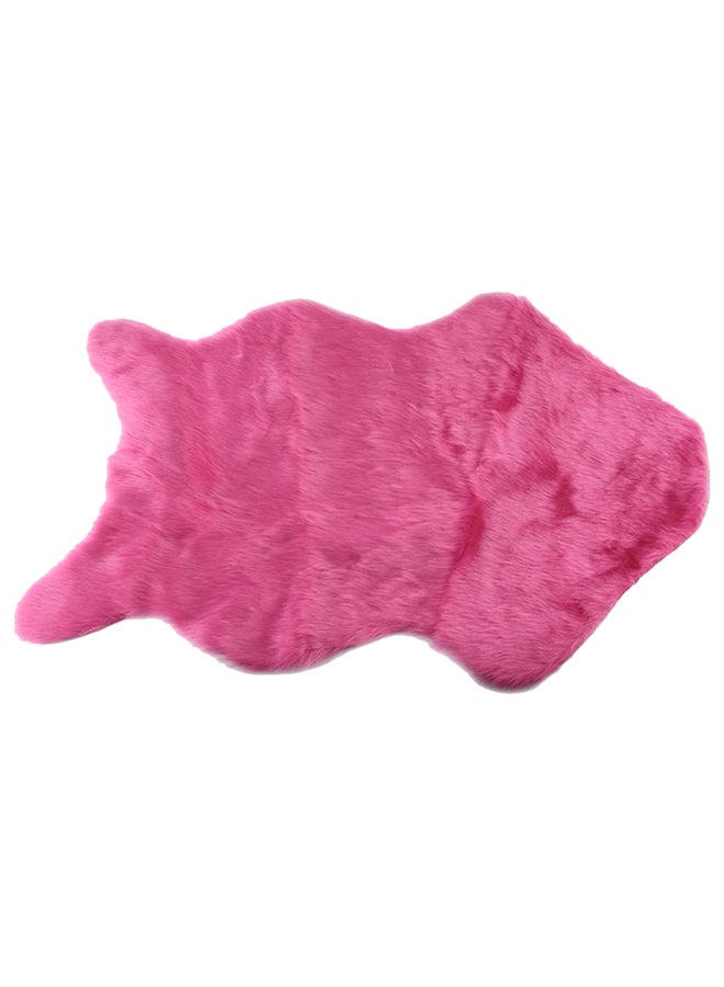 Super Soft Fluffy Warm Chair Cover Faux Fur Pink 40 x 60centimeter - Image 1
