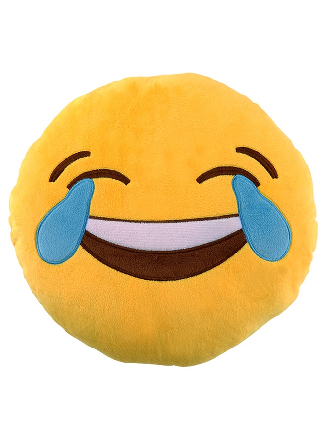 Soft Emoji Stuffed Cushion Yellow - Image 1