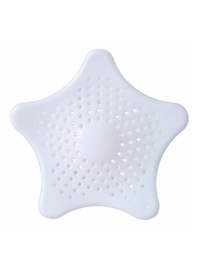 Hair Stopper Sink Strainer Sewer Filter White 15cm