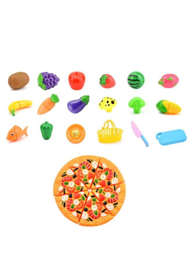 يونيك مجموعة ألعاب المطبخ لتقطيع الفاكهة 20 x 15 x 10سم - Image 1