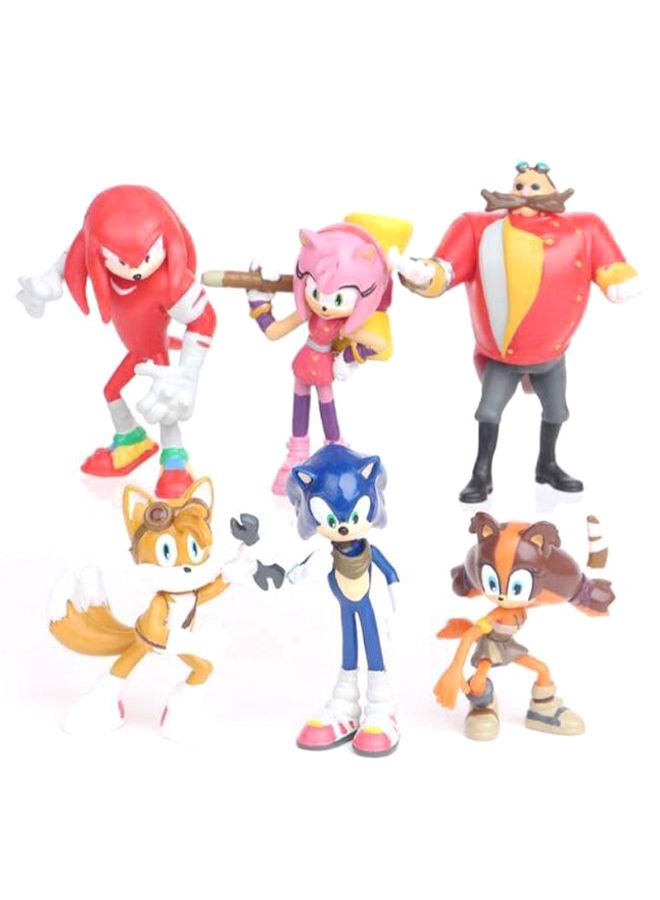 Unique 6-Piece Sonic The Hedgehog Figure Set