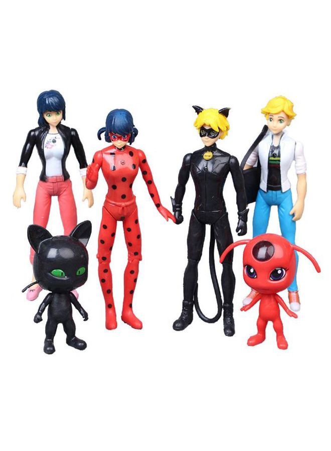 Unique 6-Piece Miraculous Ladybug Action Figure Set