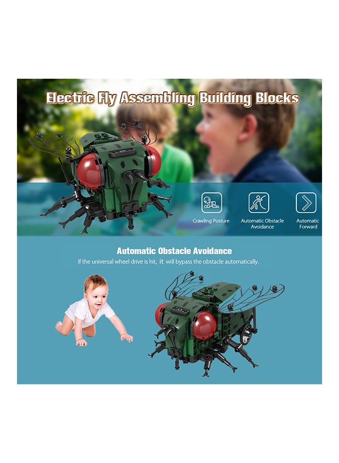 ألعاب مكعبات بناء تعليمية بتصميم حيوانات كهربائية سهلة التركيب - Image 3