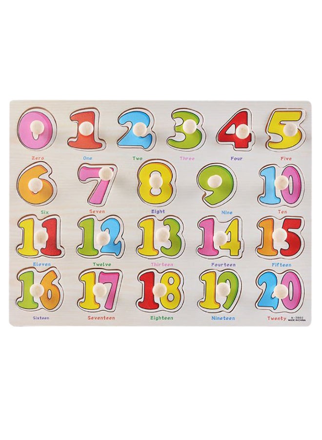 Hand Grasp Alphabet Educational Puzzle Toy