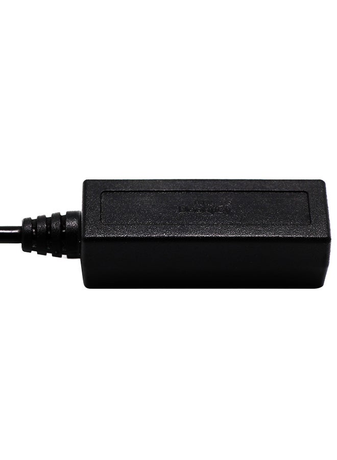 RJ45 1 To 3 Ethernet LAN Cable Splitter Black  - Image 2
