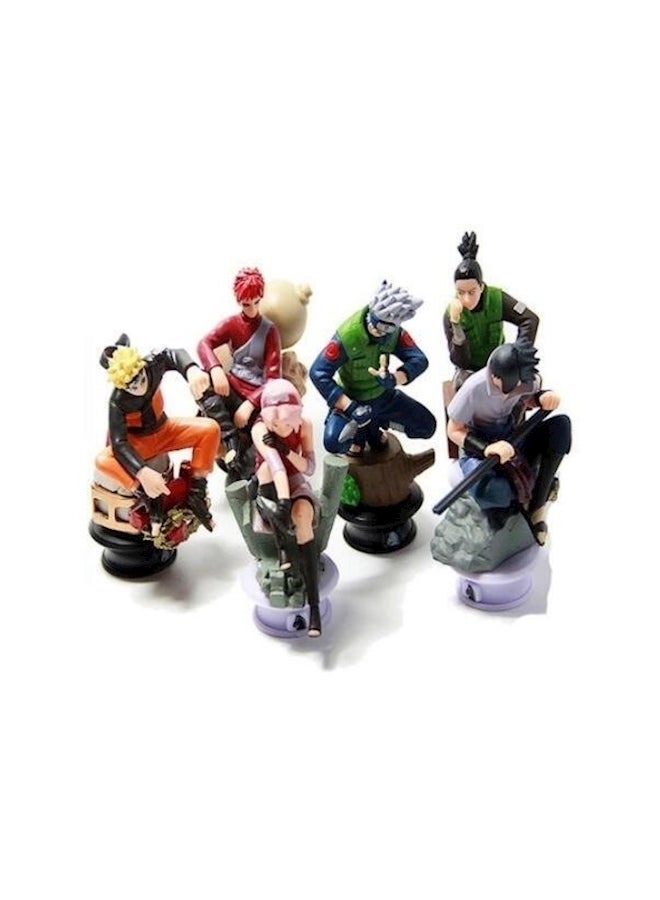 6-Piece Naruto Animation Chess Kaksi Action Figure Set 