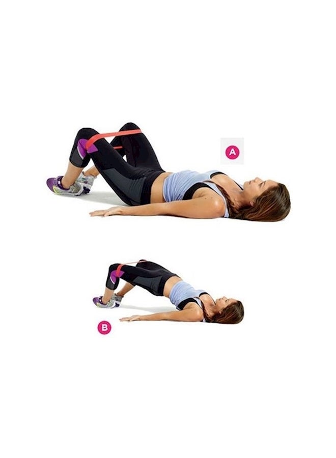 ttcz 4-Piece Resistance Fitness Exercise Bands 19.68x1.97x0.018inch - Image 2
