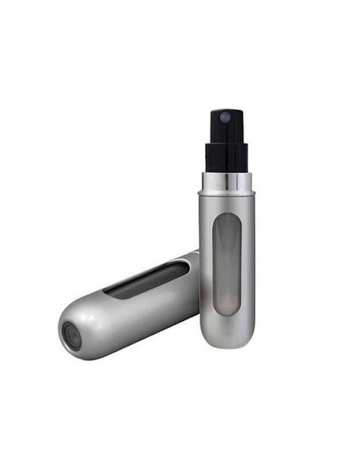 Portable Mini Refillable Empty Spray Bottle Sliver/Clear