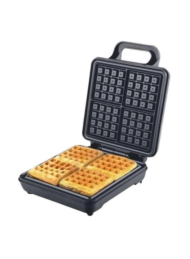 Home Master - 4 Slice Waffle Maker 1100W 1100.0 W Black - Image 1