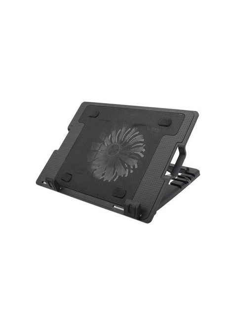 Adjustable Cooling Pad With Stand For Notebook Laptop  9-17Inch Black