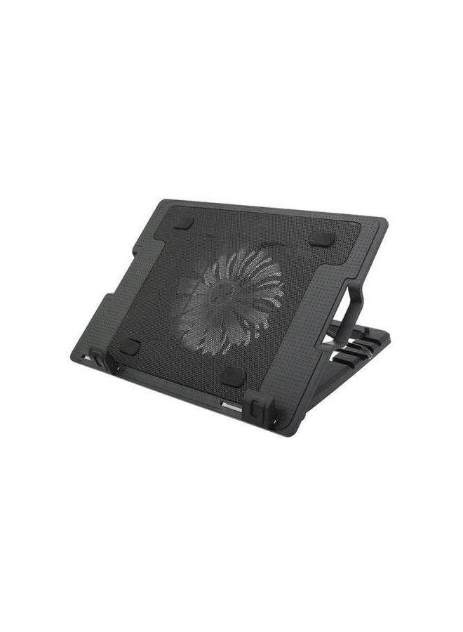 Adjustable Cooling Pad With Stand For Notebook Laptop  9-17Inch Black
