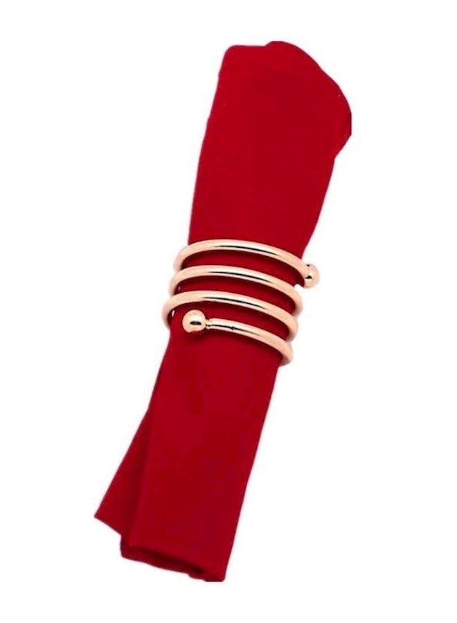 Serviette Ring Napkin Holder Silver  - Image 2