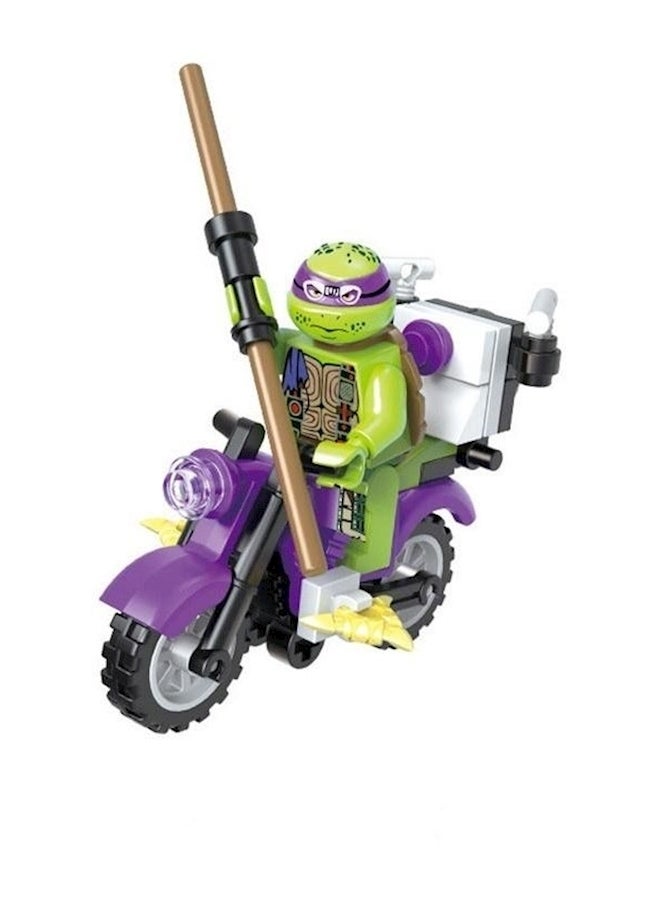 Teenage Mutant Ninja Turtles Motorcycle Toy Set - Image 2
