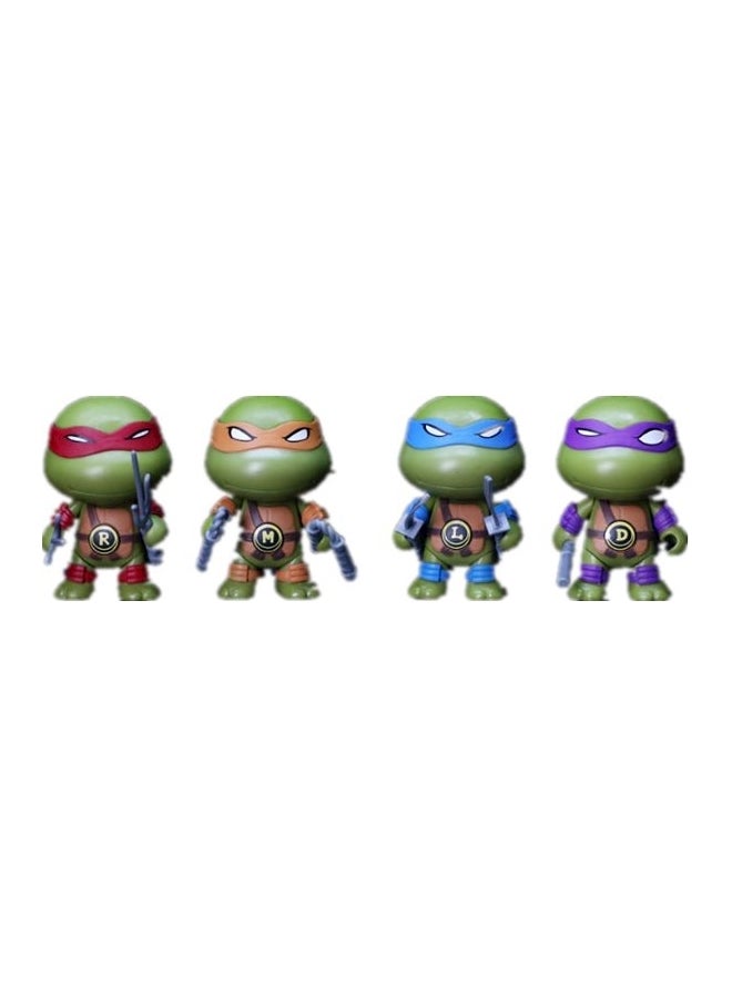 4-Piece Teenage Mutant Ninja Turtles Action Figure 7 cm 7cm - Image 2