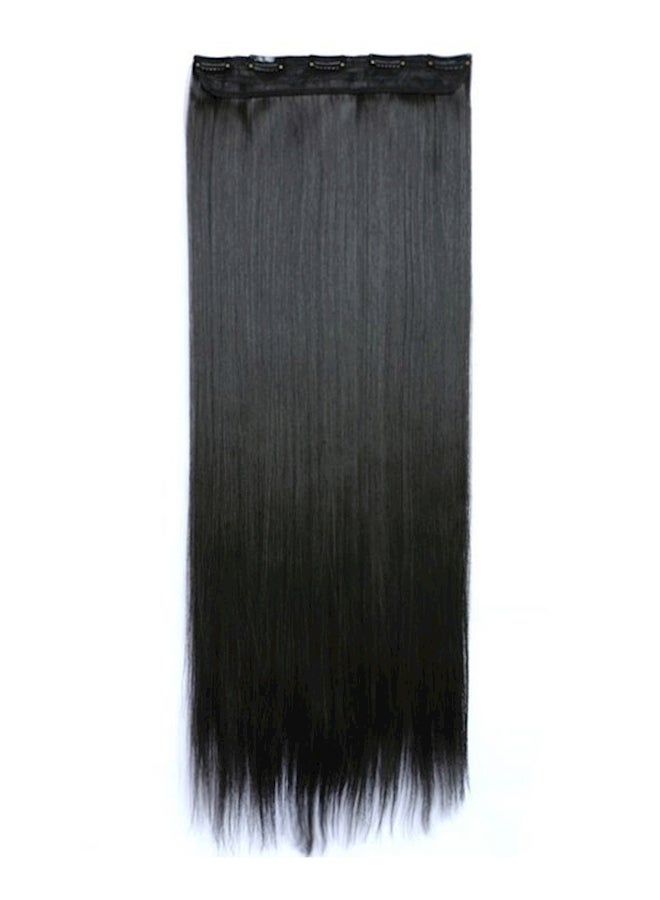 Straight Hair Natural Wig for Women- Dark Brown - Image 1