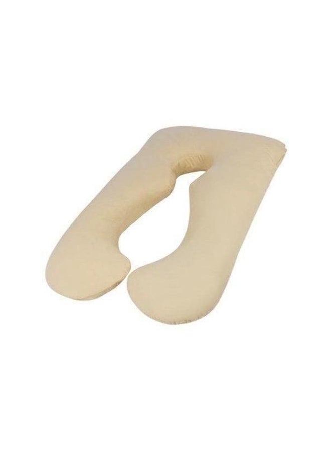 Cotton Maternity Pillow Cotton Beige 120x80cm 