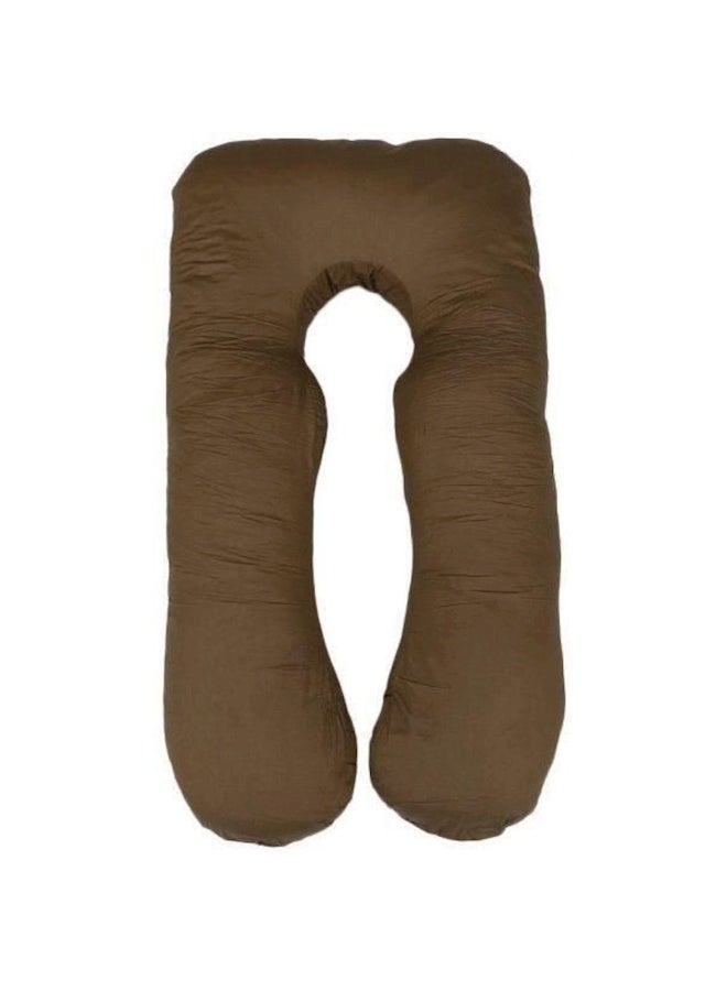 Cotton Maternity Pillow Cotton Brown
