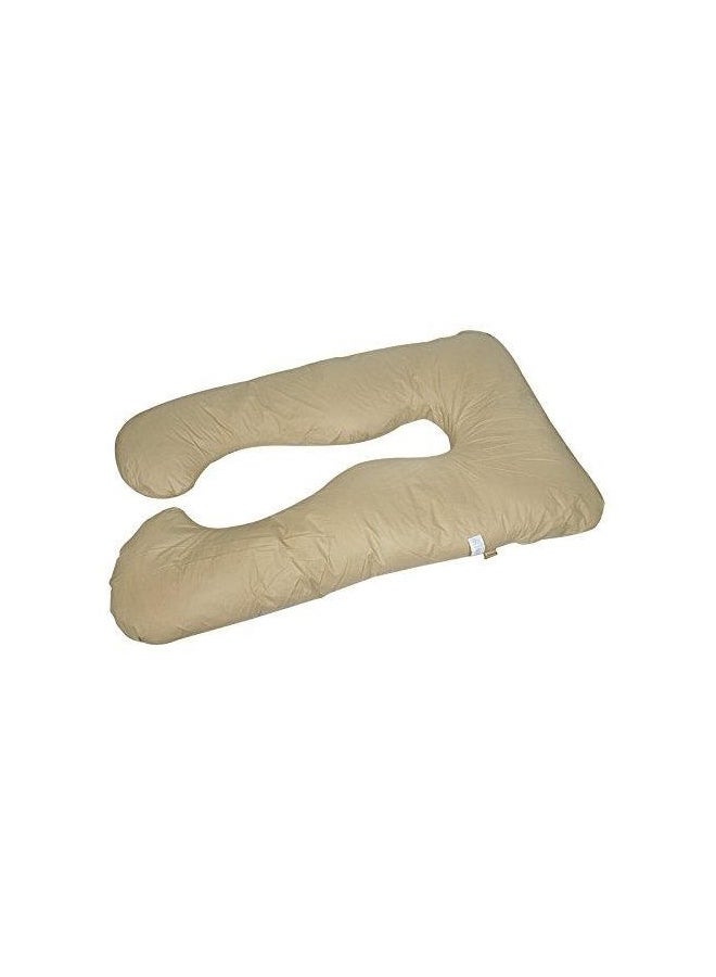 Cotton Maternity Pillow Cotton Beige 100x120cm  - Image 1