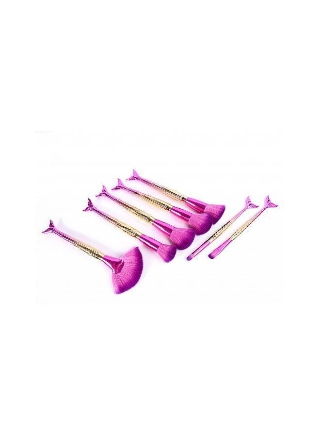 Generic Rainbow Mermaid Makeup Brush Set - Image 1