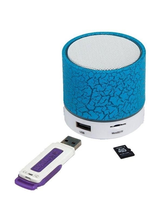 Portable Mini Bluetooth Speaker Blue - Image 1