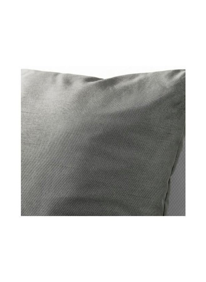 غطاء وسادة من البولستر رمادي 50x50سم - Image 1