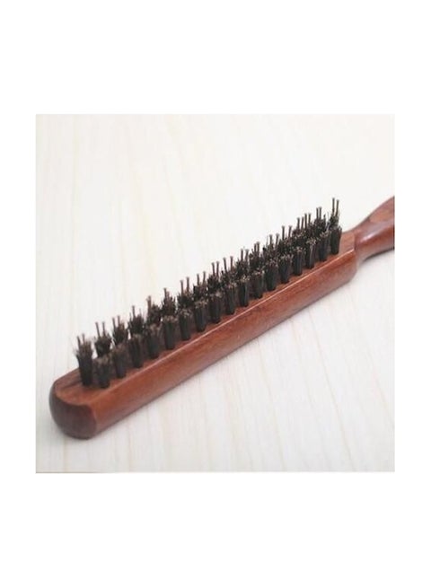 Boar Bristle Brush Brown