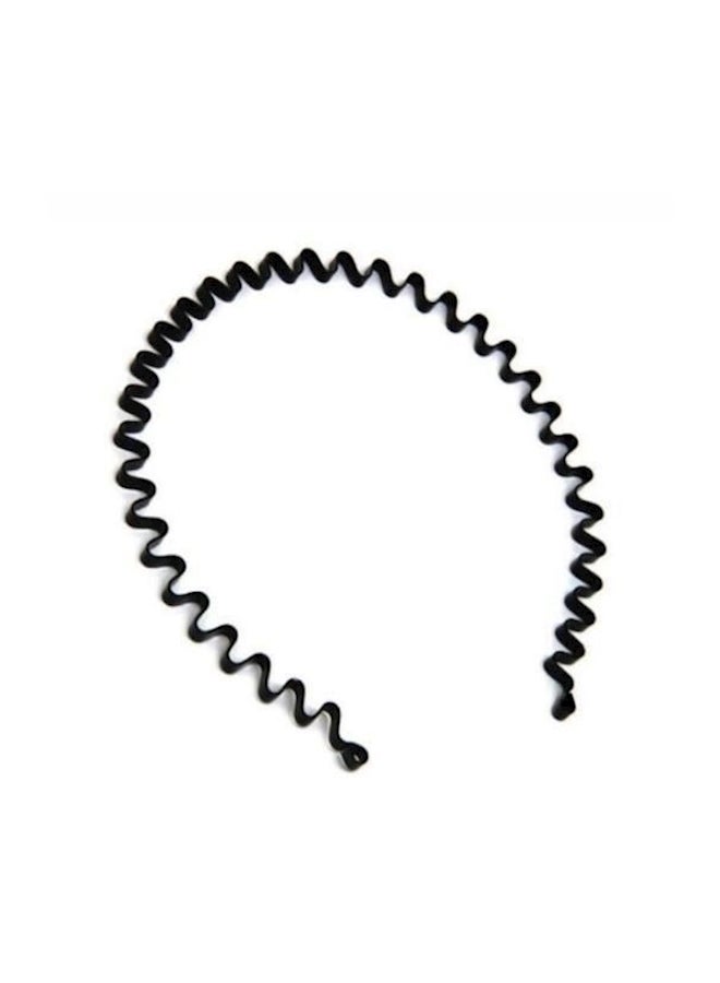 Generic Metal Comb Sports Headband Black - Image 1