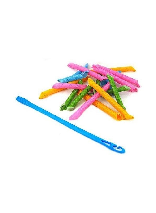 Leverag Circle Diy Hair Styling Roller Pink/Blue/Green - Image 1