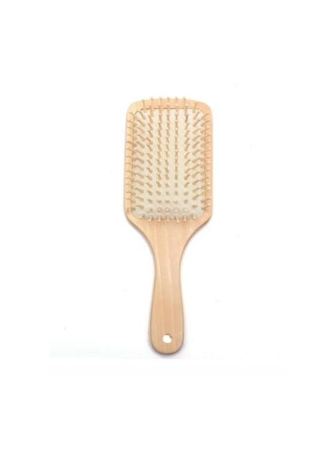 فرشاة شعر منشطة لفروة الرأس ومضادة لشحنات الكهرباء الساكنة بيج - Image 1