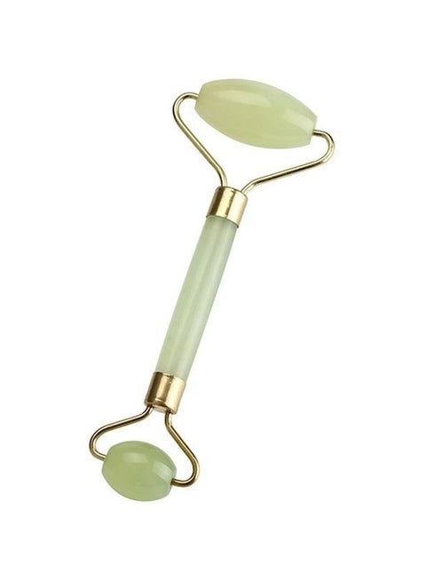 Electric Face Massager Roller Green/Gold