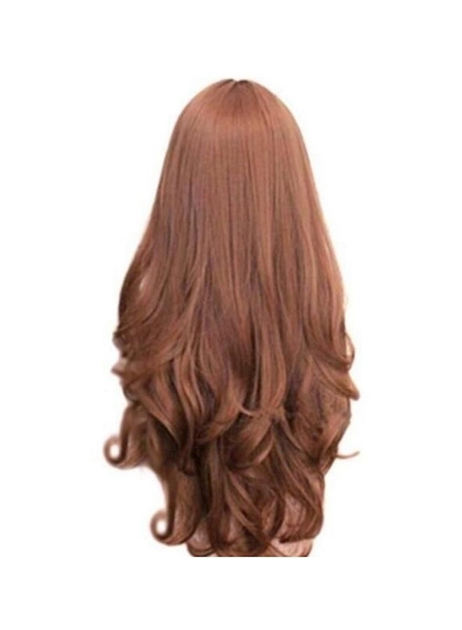 Generic Fluffy Long Hair Wig Brown  - Image 2