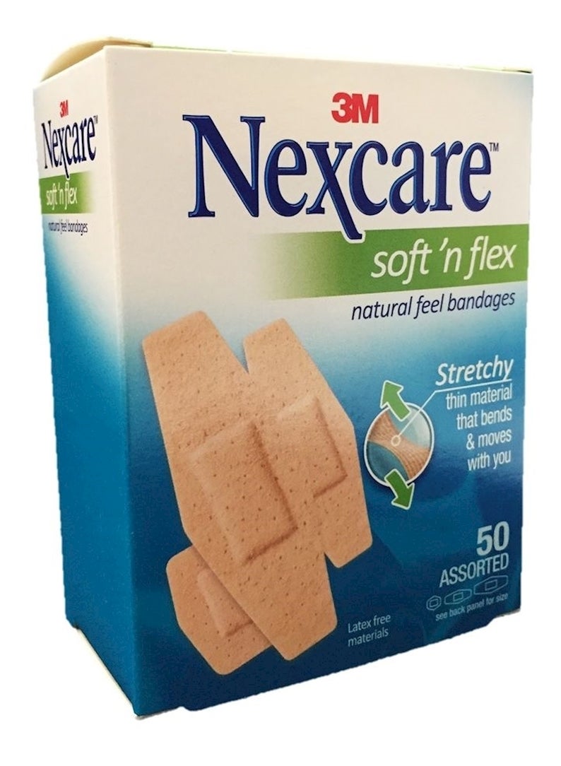 Nexcare 50-Piece Soft N Flex Bandage Set